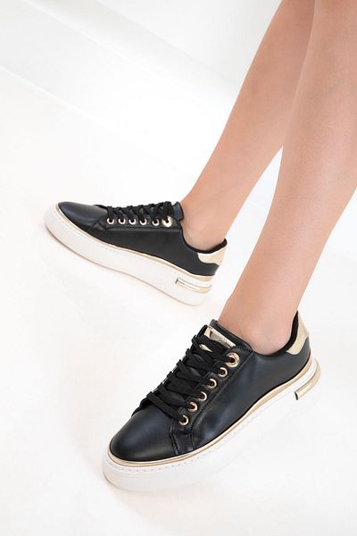 SOHO Black Women's Sneaker 20810