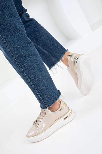 SOHO Bej Rugan Kadın Sneaker 20810
