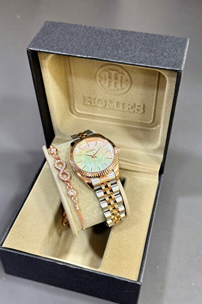 Homies ساعة يد نسائية هدية مناسبة - صندوق سوار أصلي HM 2120019198
