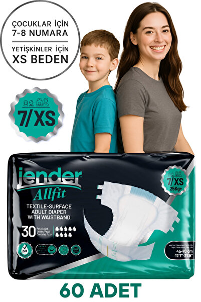 JENDER Bel Bantlı Hasta Bezi XS x2 Adet