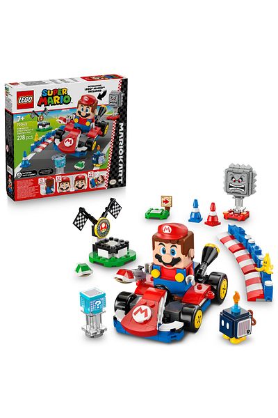 LEGO Super Mario Mario Kart Set 72043 - Toy Construction Set for Children from 7 Years and up (278P)
