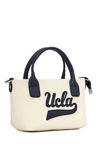 UCLA Λευκή γυναικεία τσάντα χεριών, ώμου και χιαστί 05UC25K9003