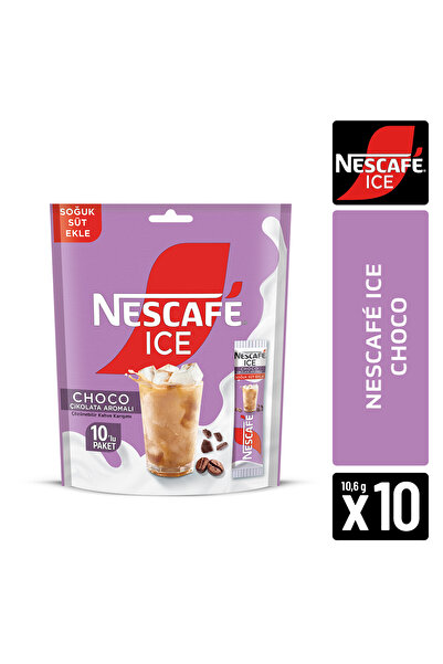 Nescafe Nescafé Ice Original (yeni Çikolata Aromalı Ice) 10 Lu Ekonomik Paket