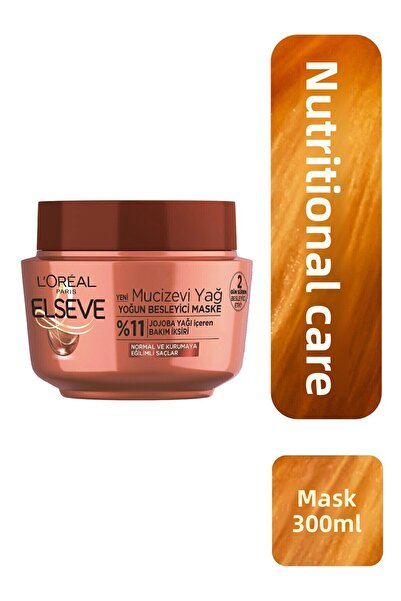 ELSEVE Mască nutritivă cu ulei miraculos L'oréal Paris 300 ml