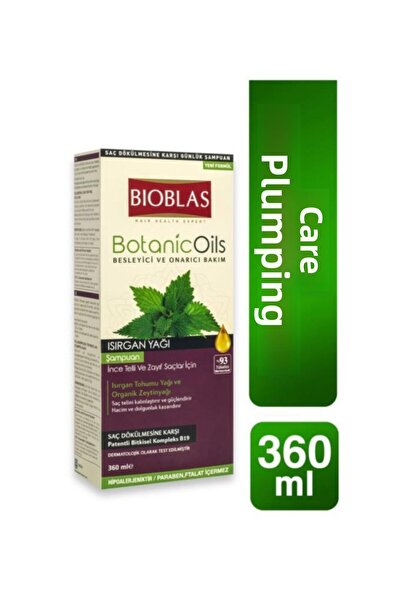 Bioblas زيت نباتي زيت نبات القراص للشعر الرقيق والضعيف 360 مل