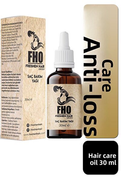 FHO Freshen Hair 30 Ml Hair Care Serum - Slow Shedding, Growth, Special Herba...