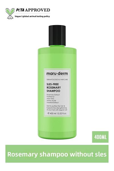 Maru.Derm Maruderm Sles-Free Rosemary Shampoo 400 ml |   Sulfate-Free,Salt-Free,Vegan Shampoo