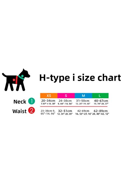 Tailpetz Boo H-Type Chest Collar Adjustable, Comfortable and Durable Patterned Dog Collar