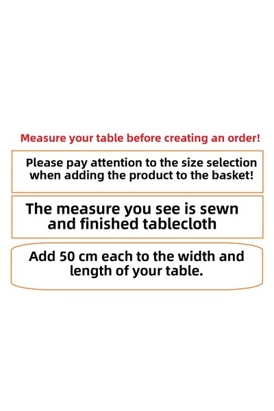 Zeren Home Liquid Resistant Laceless Round Tablecloth with Lace Detail