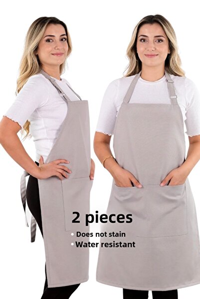 sevilya قطعتان من مريلة المطبخ البسيطة القابلة للتعديل