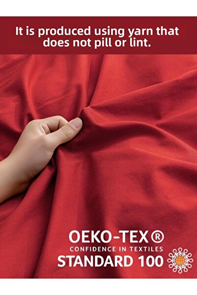 CAQQA Russel 4 Pillow Case Premium Double Duvet Cover Set |   Elastic Sheet