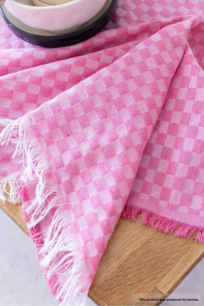 lemsel Checkerboard Pattern Stain-Resistant Table Cloth, Plaid Pattern Picnic Cloth, Table Cloth