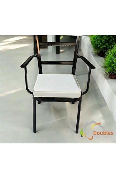 DÜŞLER EV TEKSTİLİ 40*40 Κρεμ Μαξιλάρι Καρέκλας