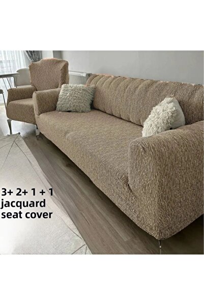 Home 3+2+2+1+1+1+1+1+1 طقم أغطية مقاعد مجهزة بمرونة