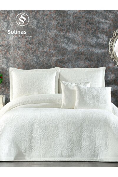Solinas Collection Cuvertură de pat dublă Myra Cream