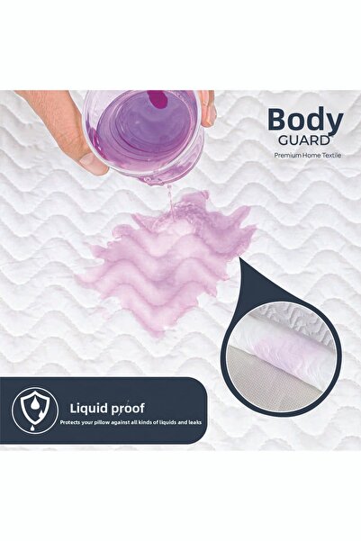 BEDY GUARD Saltele de protecție pentru perne Royal Liquid Proof - Rezistente la transpirație și puf