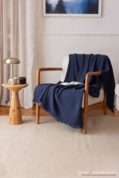 QURRY 100X200 cm Muslin 100% Cotton Tv Blanket, Multi-Purpose Muslin Blanket,...