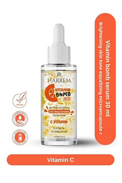Harrem كبسولة دقيقة لتفتيح لون البشرة وموازنة فيتامين سي بومب 30 مل