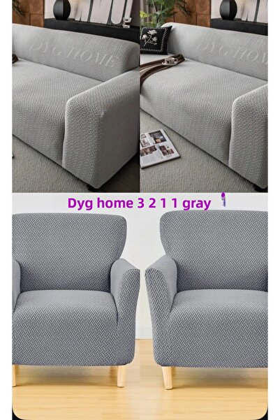 dyg home Set husă scaun Lycra 3 2 1 1 Set husă scaun Produs textil pentru casă