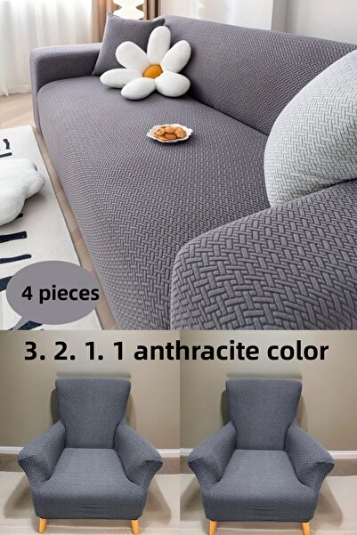 intil طقم غطاء مقعد ليكرا 3 2 1 1 طقم غطاء مقعد منتج المنسوجات المنزلية