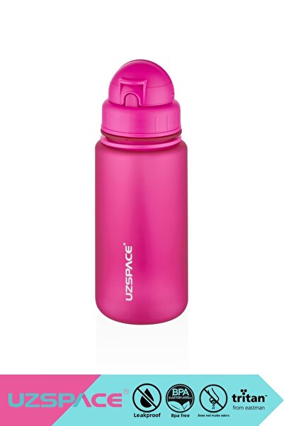 Uzspace 400ml Tritan Water Bottle - With Straw and Strap, Leak Proof No Bpa, ...