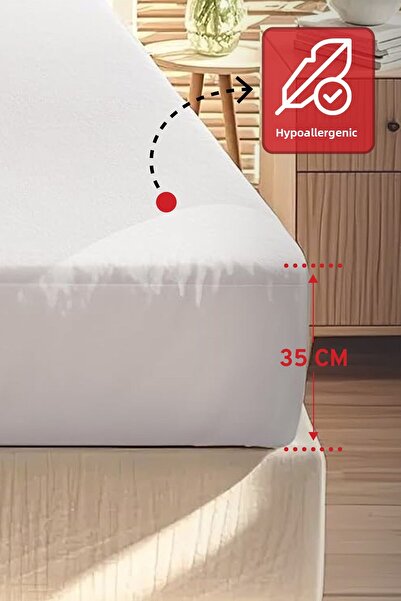 Eve Tekstil Εφαρμοσμένο βαμβακερό μωρό / Μονό / Διπλό Υγρό Προστατευτικό Στρώματος Ελαστικό σεντόνι Στρώματα