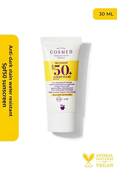 COSMED Anti-Dark Spot Waterproof Sunscreen Spf50+/Alight Fluid Spf50+