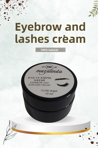 Mazalinda كريم العناية بالحواجب والرموش بزيت الذيل كريم طبيعي بزيت الذيل 10 مل