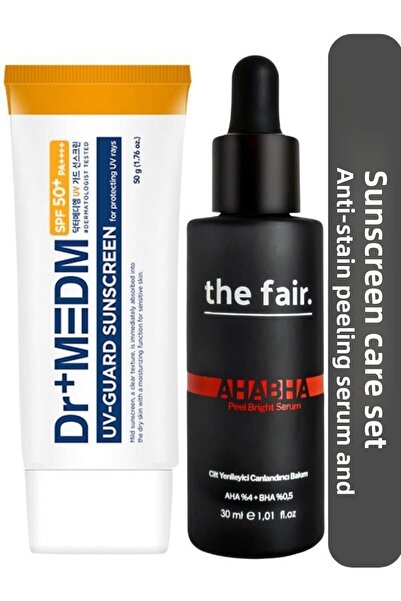 the fair. Ahabha - كريم الشمس SPF 50، مصل تنقية وتجديد البشرة ومجموعة العناية