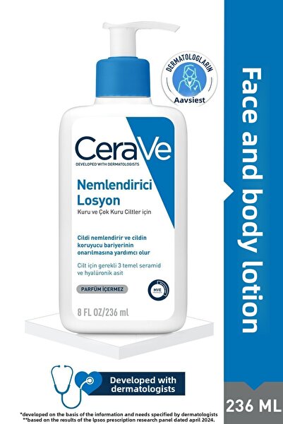 CeraVe Skin Moisturizing Revitalizing Lotion for Lively and Dry Skin 236ml Dk...