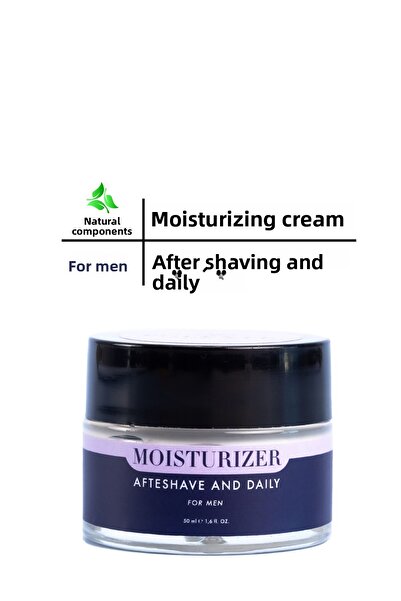 Polente Natural كريم مرطب للرجال - كريم مرطب يومي بعد الحلاقة للرجال (50 مل)