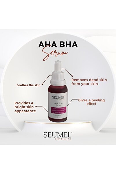 Seumel France مصل Aha Bha للبشرة - تقشير أحمر - مصل مضاد للجلد الميت