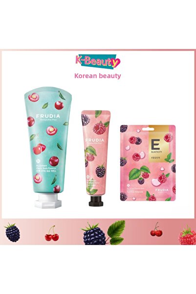 FRUDIA لوشن الجسم ماي أوركارد بالكرز 200 مل - كريم لليدين بالتوت 30 جم - قناع...