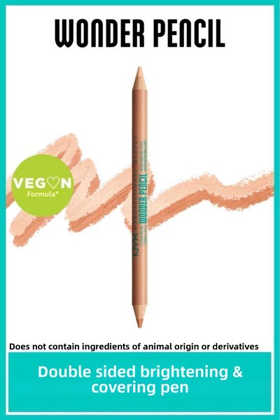NYX Professional Makeup قلم ووندر قلم تفتيح وخافي عيوب مزدوج الجوانب - ديب ديب