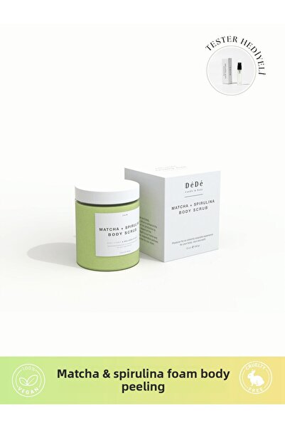 DeDe Candle & Wellness Studio مقشر الجسم ماتشا سبيرولينا| مقشر جل مقشر للجسم