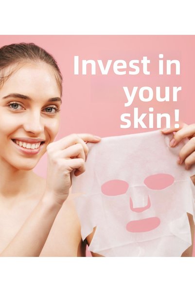Derminix 5-Pack Aha+Bha Revitalizing & Purifying Face Mask – Pore Tightening & Skin Renewing