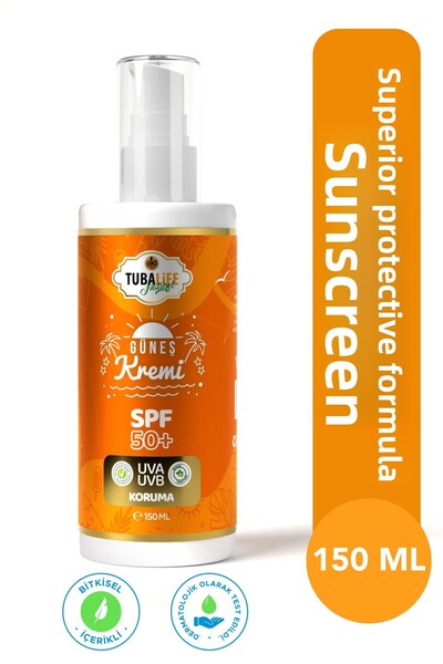 TUBALİFE Tubalife SPF 50 واقي من الشمس 150 مل - تفتيح البشرة وموازنة لون البش...