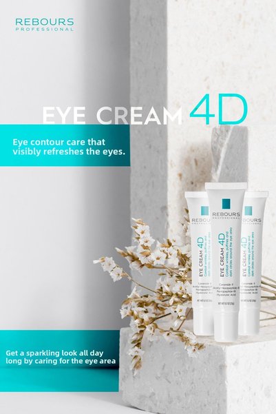 rebours professional Professional 4D Eye Contour Wrinkle Anti-Aging Moisturizing Care Cream - 20g