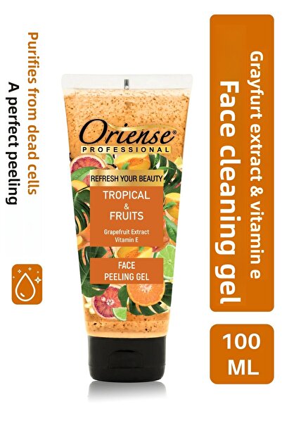 ORİENSE جل تقشير بالفواكه الاستوائية - مستخلص الجريب فروت وبذور المشمش