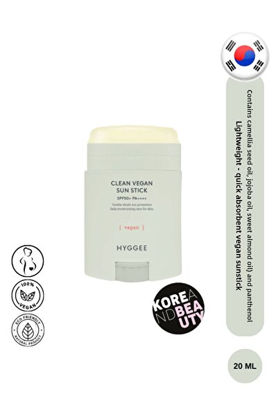 HYGGEE عصا الشمس النباتية 20 جرام |   عصا الوجه الواقية من الشمس نباتية |   ع...