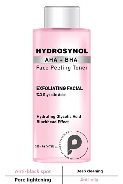 PROCSIN Hydrosynol Blackhead Preventing Purifying Aha (3% Acid Glicolic) Bha Tonic 200 ml