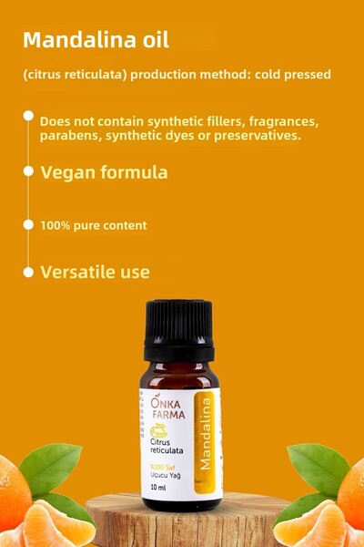 OnkaFarma Onka Farma Tangerine Oil - 100% Natural and Pure No Additives - 10 ml