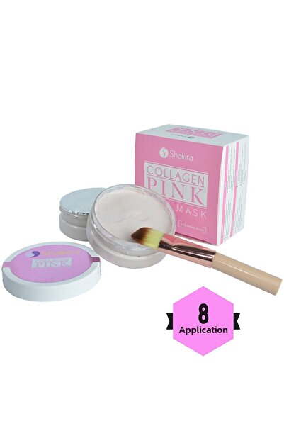 Naturelim شاكيرا كولاجين هيالورون وردي + 12 حمض أميني كولاجين وردي قناع 8 تطب...