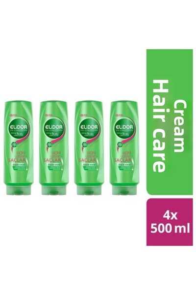 Elidor Healthy Growing Hair Care Cream 500 Ml X Set of 4