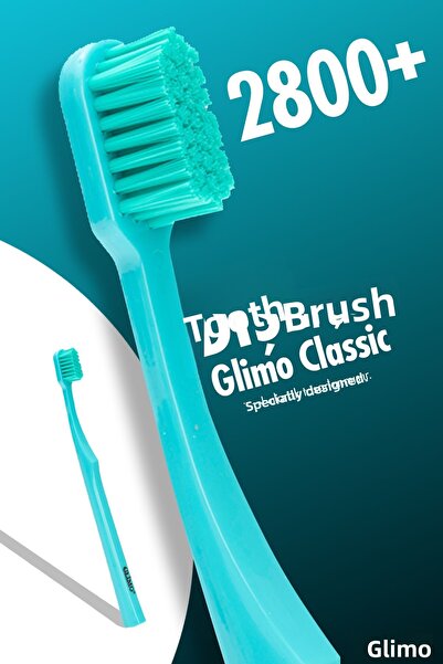 Glimo Classic 2800+ Toothbrush, Sensitive Gum Friendly, Ultra Soft Bristle, A...