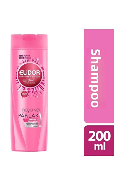 Elidor Strong and Shiny 2 in 1 Shampoo 200ml