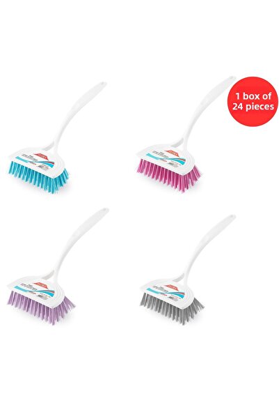 Flora Trendy Sink and Bathtub Brush (F388) X 24 Pieces