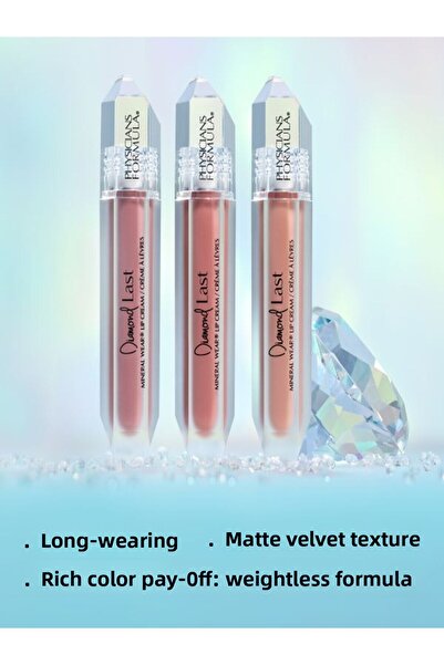 Physicians Formula كريم الشفاه Diamond Last - كريم الشفاه المعدني HYBRID مع ملمع الشفاه ومحتوى المصل