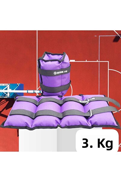 S ZEYREK 3 kg × 2 buc. Total 6 kg Set de greutăți pentru întărirea mușchilor încheieturii mâinii, piciorului, pungă de nisip