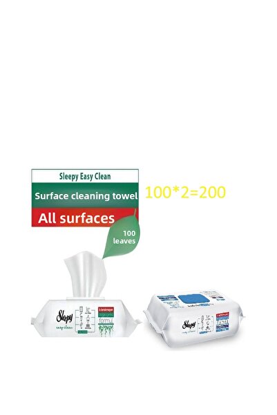 Sleepy منشفة تنظيف الأسطح سهلة التنظيف بالصابون الأبيض + ملحق مياه الغسيل 100...